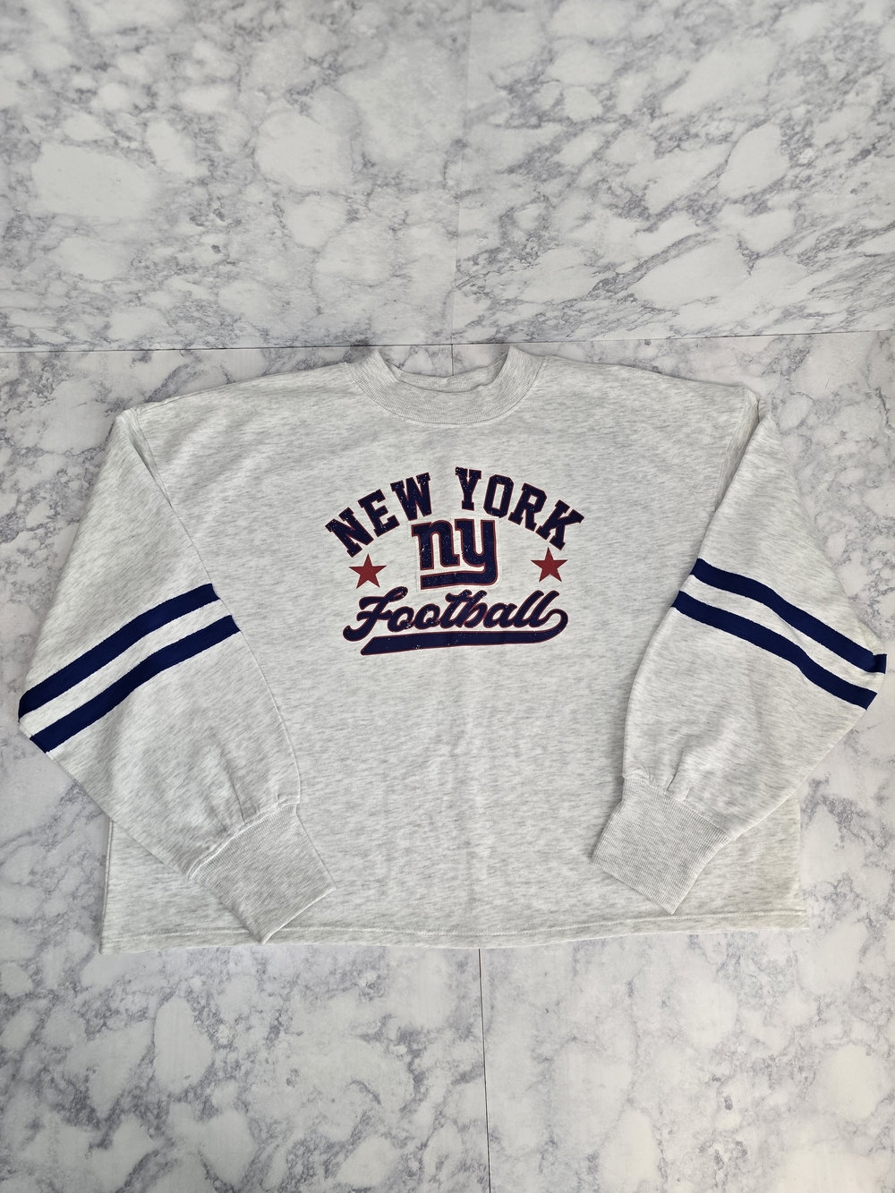CSA NFL New York Giants Football Sweatshirt Light Gray XXL
